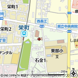 富山市東部地区センター周辺の地図