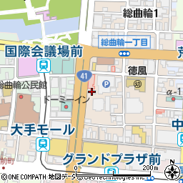 ミヤコ楽器店周辺の地図
