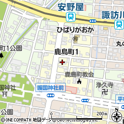 富山県警察共済組合職員住宅周辺の地図