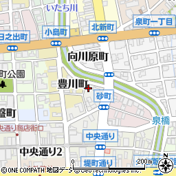 富山県富山市砂町2-1周辺の地図
