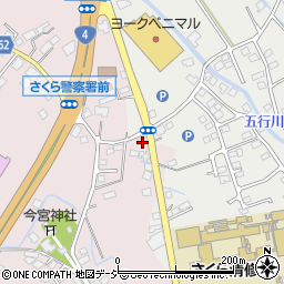栃木県さくら市馬場27周辺の地図