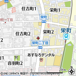 富山蕎麦道場周辺の地図
