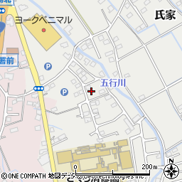 栃木県さくら市氏家2883周辺の地図
