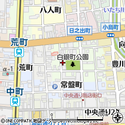 名鉄協商富山白銀町第２駐車場周辺の地図