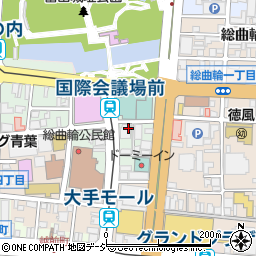 富山新聞社報道局文化部周辺の地図