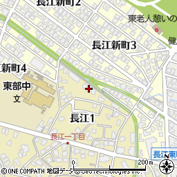 富山県立中央病院長江職員宿舎２号棟周辺の地図