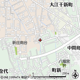 富山県富山市町新3周辺の地図