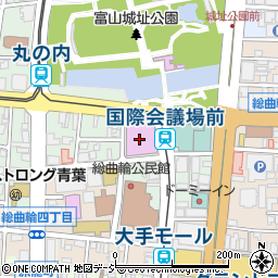 富山国際会議場（大手町フォーラム）周辺の地図