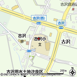 古沢小学校周辺の地図