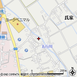 栃木県さくら市氏家2907周辺の地図