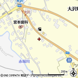 栃木県日光市大沢町191周辺の地図