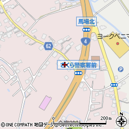 栃木県さくら市馬場790周辺の地図