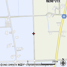 富山県高岡市醍醐周辺の地図