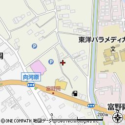 栃木県さくら市富野岡21周辺の地図