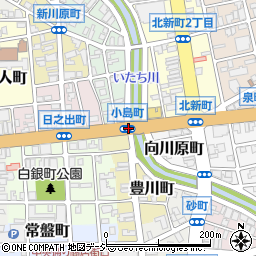 小島町周辺の地図