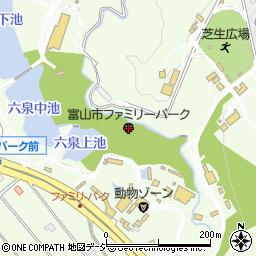 富山市ファミリーパーク周辺の地図