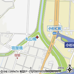青井谷地区処理施設周辺の地図