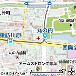 北陸銀行富山丸の内支店周辺の地図