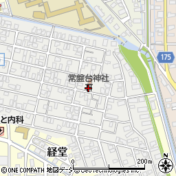 常盤台神社周辺の地図