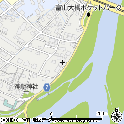 富山県富山市鵯島1116周辺の地図