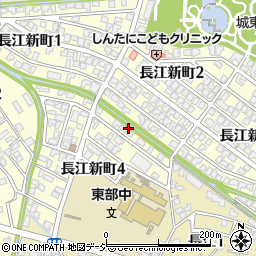 富山県富山市長江新町周辺の地図