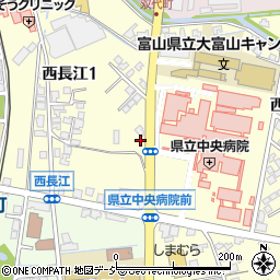 フロンティア薬局富山中央店周辺の地図