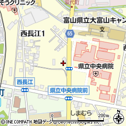 フロンティア薬局富山中央店周辺の地図