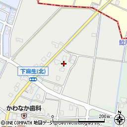 新湊庄川線周辺の地図