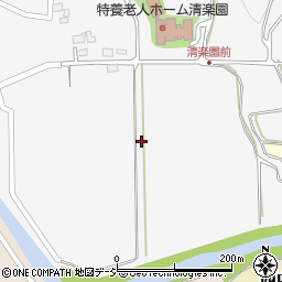 富山県小矢部市法楽寺周辺の地図