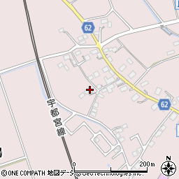 栃木県さくら市馬場838周辺の地図