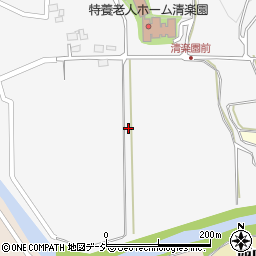 富山県小矢部市法楽寺周辺の地図