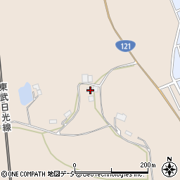 栃木県日光市明神2240周辺の地図