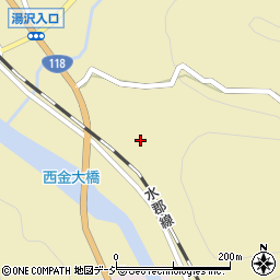 茨城県久慈郡大子町西金562周辺の地図