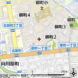 富山市消防団柳町分団周辺の地図