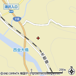 茨城県久慈郡大子町西金562-1周辺の地図