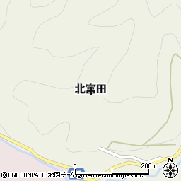 茨城県久慈郡大子町北富田周辺の地図
