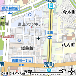 Ｄパーキング富山桜木町駐車場周辺の地図