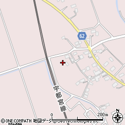 栃木県さくら市馬場853周辺の地図