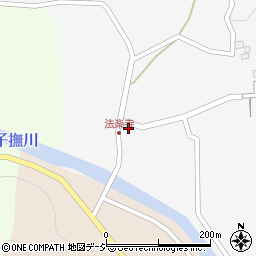 富山県小矢部市法楽寺100-1周辺の地図