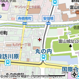 ガッツレンタカー富山駅南店周辺の地図