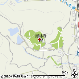 嶽林寺周辺の地図