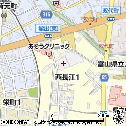 エイトン富山店周辺の地図
