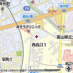 エイトン富山店周辺の地図