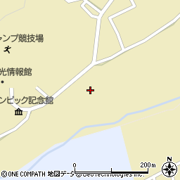 白馬山のホテル周辺の地図