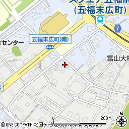 富山県富山市五福末広町1110周辺の地図