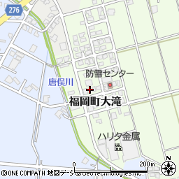 富山県高岡市福岡町大滝627-14周辺の地図