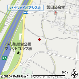 長野県上高井郡小布施町飯田884-1周辺の地図