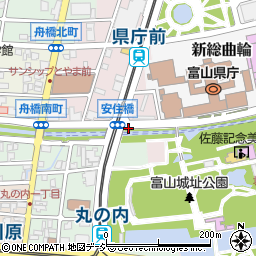 松川公園トイレ周辺の地図