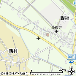 富山県上市町（中新川郡）神田周辺の地図