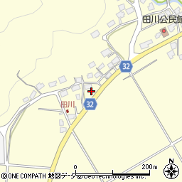 富山県小矢部市田川3621周辺の地図
